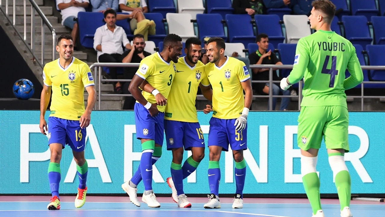 Brasil Brilha e Avança às Quartas de Final da Copa do Mundo de Futsal com Goleada sobre Costa Rica