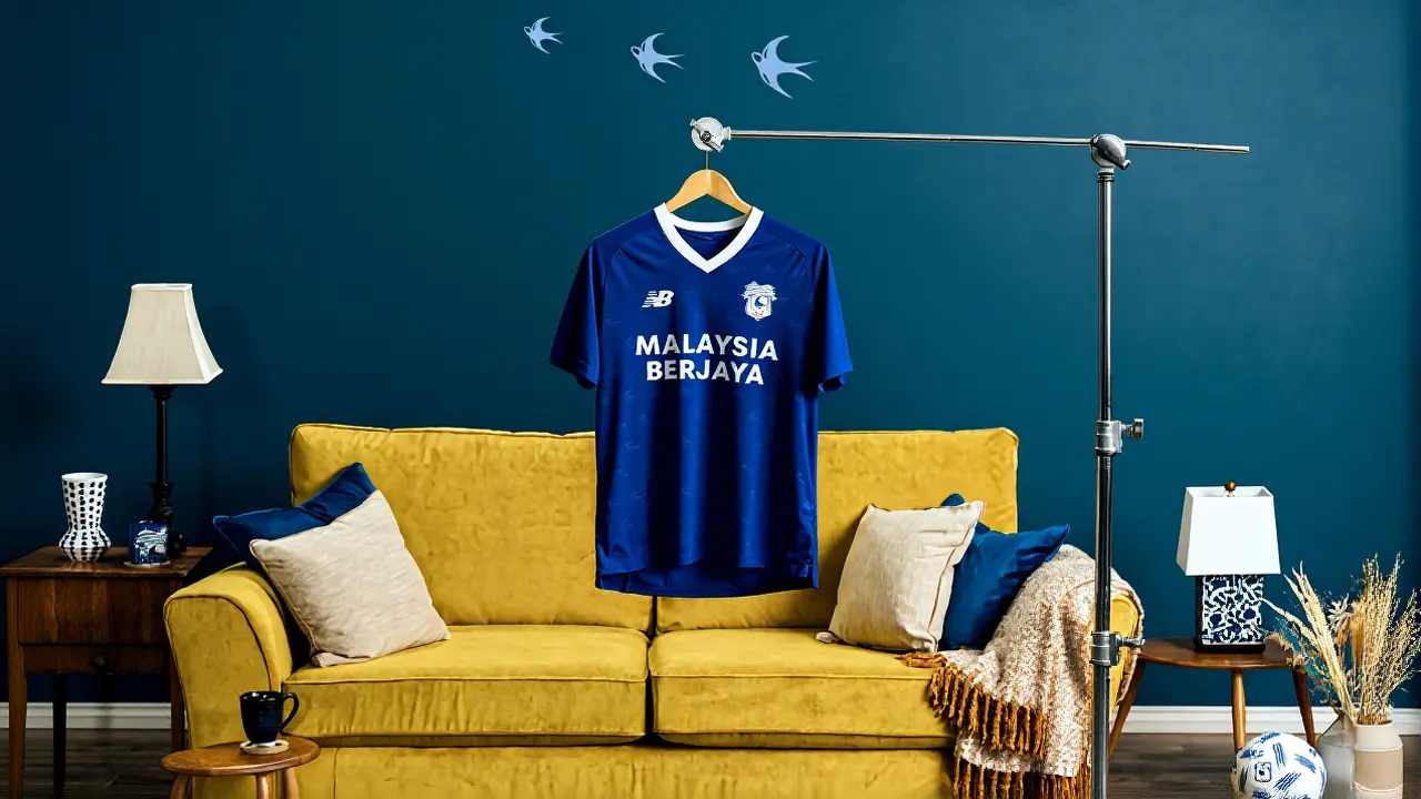 New Balance estreia como fornecedor da Cardiff City com camisa azul tradicional e passarinho azul