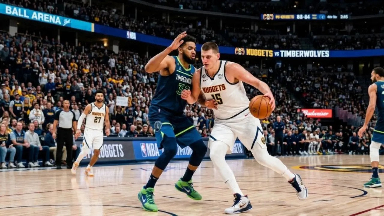 Rudy Gobert anula Jokic e Wolves empatam série contra Nuggets